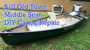 old town canoe middle seat rivet repair