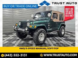 2000 jeep wrangler sahara 4wd soft top