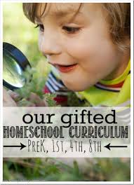 our gifted home curriculum for