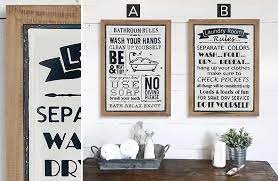See more ideas about bathroom signs, bathroom decor, funny bathroom signs. Laundry And Bathroom Signs Pick Your Style Decor Steals
