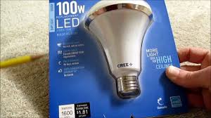 Cree Br30 Daylight Led Bulb 100w Equivalent 2018 Review Youtube