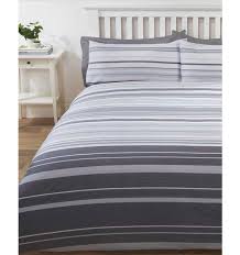 stratford grey stripe single bedding