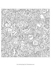 Coloring pages for adults pdf free download: Halloween Coloring Pages Free Printable Pdf From Primarygames