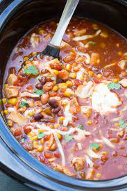 easy slow cooker en taco soup no