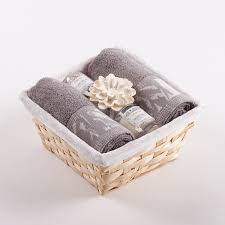 gift basket mara dark beige with
