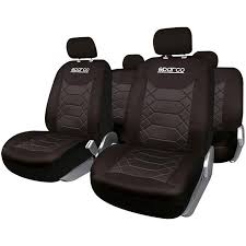 Sparco Seat Cover Set Black Spc1016bk