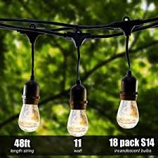 s14 led bulb string lights