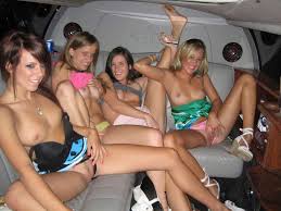 Drunk Girls in a Limo College Sluts Adult Pictures Pictures.