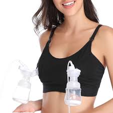 Hands Free Pumping Nursing Bra Lupantte Adjustable Breastfeeding Bra For Holding Breast Pumps Like Spectra Medela Lansinoh Philips Avent Ameda