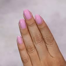 light rosy mauve holographic nail polish