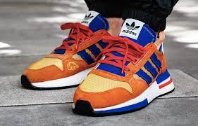D97046) part of the dragon ball z x adidas collection that begins releasing in august and throughout fall 2018. Release Reminder Dragon Ball Z X Adidas Zx 500 Rm Son Goku Kicksonfire Com