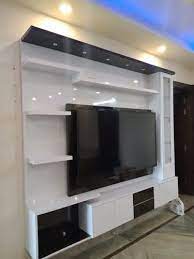 Wall Mounted Wood Lcd Tv Cabinet