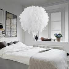 Led Feather Pendant Lamp Bedroom