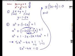 math simultaneous equations math