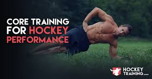 how hockey players can train the core