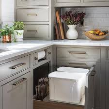 pull out garbage can drawer design ideas