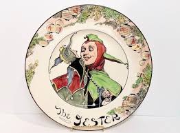 Royal Doulton Plate Jester Plate Royal