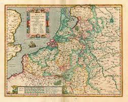Gerardus Mercator Map Of The 17 Provinces Antique Maps