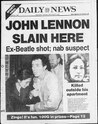Newspapers.com - These shocking newspaper headlines report the murder of John Lennon. On December 8, 1980, the former Beatles member was shot outside his New York apartment by an obsessed fan. Lennon