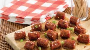 sweet and sour conecuh sausage