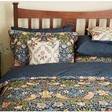 Strawberry Thief Bedding And Pillowcase