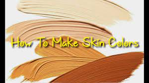 how to make realistic skin tones face