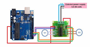interface the l293d motor driver with