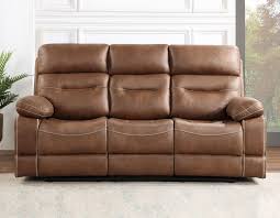 rudger manual reclining sofa chestnut