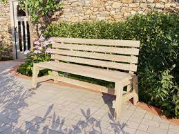 Diy Outdoor Wood Park Style Bench