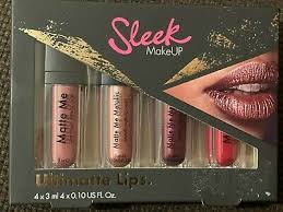 sleek makeup ultimate lips 4 x 3ml ebay