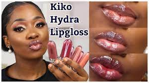 kiko 3d hydra lipgloss on dark skin