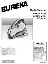 eureka 370 series owner s manual pdf