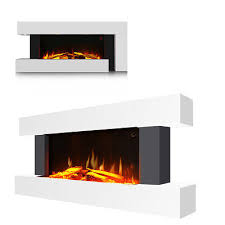 37 48 52 Fireplace White Suite Wall