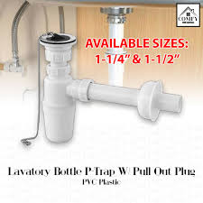 Pvc Lavatory Bottle P Trap Sizes With