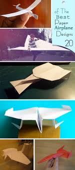 20 of the best paper airplane designs