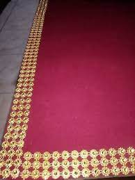 hand made velvet carpet