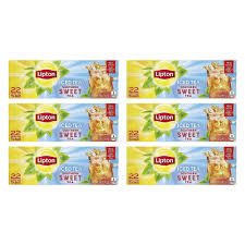 6 pack lipton family sized black iced