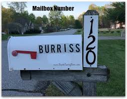 Mailbox numbers can fade over time, but a mailbox plaque number will stay clean and readable for years without potential sun fading. Make It Mondays Mailbox Number Moola Saving Mom
