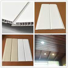 wooden groove pvc roof spandrel ceiling