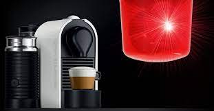 nespresso red light errors with