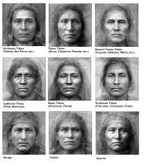 average faces of native american tribes