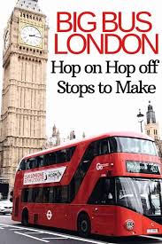 big bus london tours hop on hop off