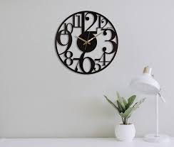 Steel Duodecim Modern Large Wall Clock