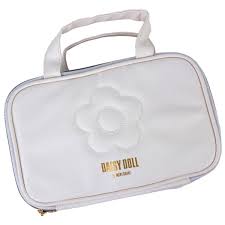 daisy doll zip cosmetic pouch