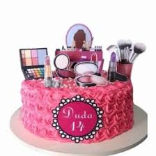 makeup theme cakes