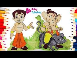Play chhota bheem fireworks game!! 1 Chhota Bheem And Little Ganesha Colouring Page Colouring Book For Kids Ganesha Youtube Coloring Books Colorful Drawings Color For Kids