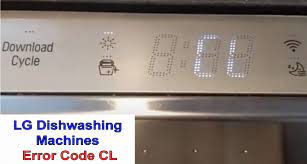 You will typically notice that dishes are not getting cleaned completely. Lg Dishwasher Error Code Cl Washer And Dishwasher Error Codes And Troubleshooting