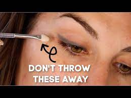 sponge tip eyeshadow applicator tricks