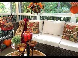 My Autumn Screened Porch Decorating