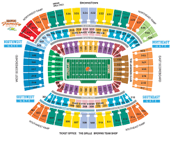 Ticket Seating Chart For Cleveland Browns Stadium And